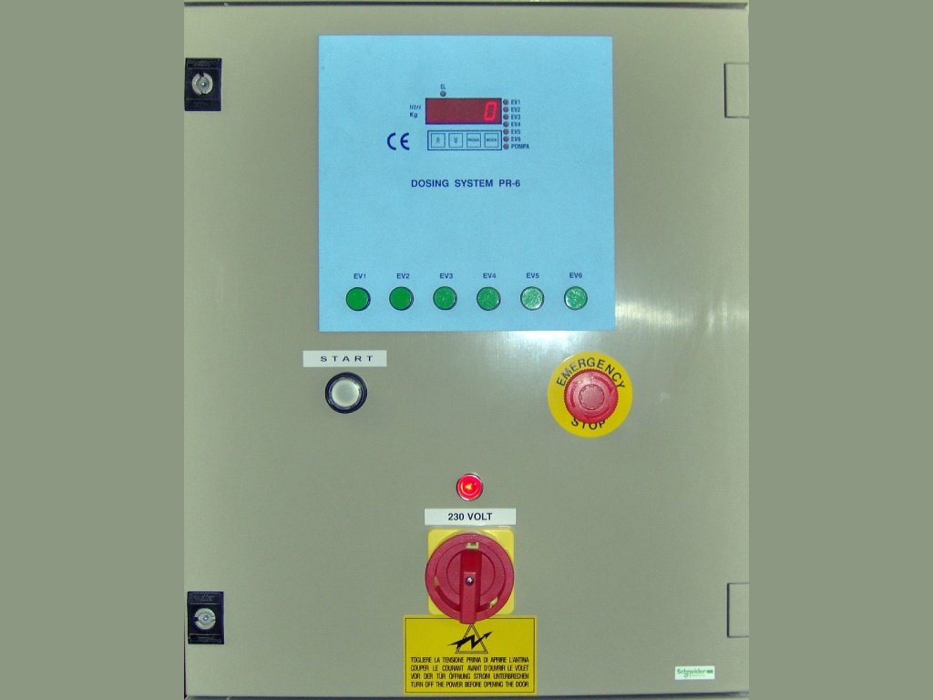 Quadri Elettrici di Dosaggio Custom - PR6